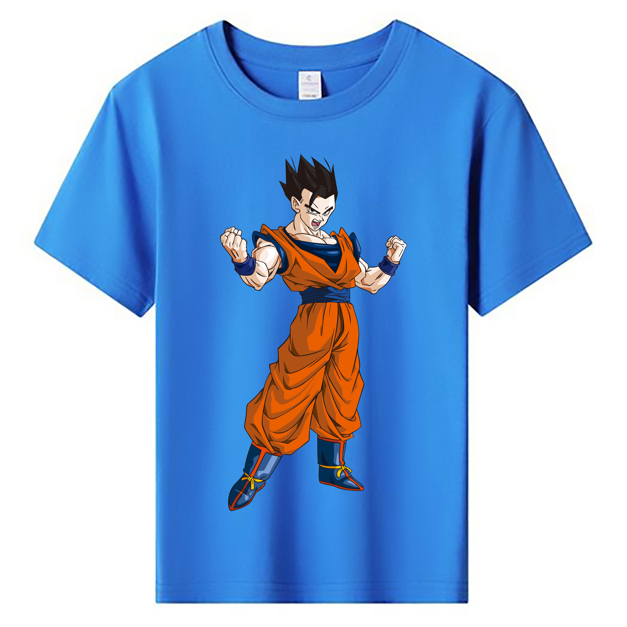 （画像用） ドラゴンボール 孫 悟飯（そんごはん）DRAGON BALL Son Gohan 綿100％キッズTシャツ（フロントプリント）